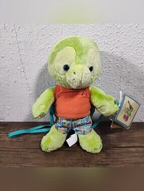 Disney Parks Hawaii Aulani Resort Stuffed Animal 11" Olu Mel Backpack Zippered
